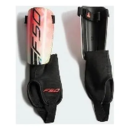 adidas F50 Match espinilleras de fútbol para niños · Rosado / Crema / Negro