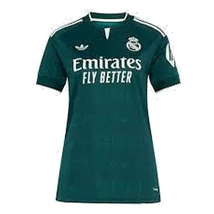 adidas Real Madrid camiseta visitante para dama · Verde