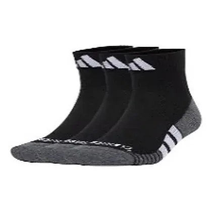 adidas Performance Climacool medias de media caña, paquete de 3 · Negro / Blanco