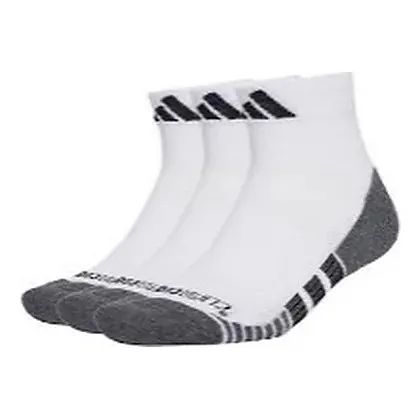 adidas Performance Climacool medias de media caña, paquete de 3 · Blanco / Negro