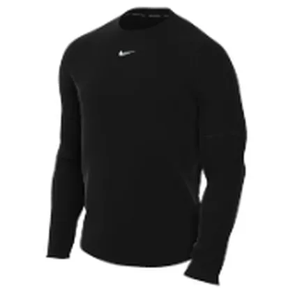 Nike Pro Dri-FIT camiseta ajustada manga larga para caballero · Negro / Blanco