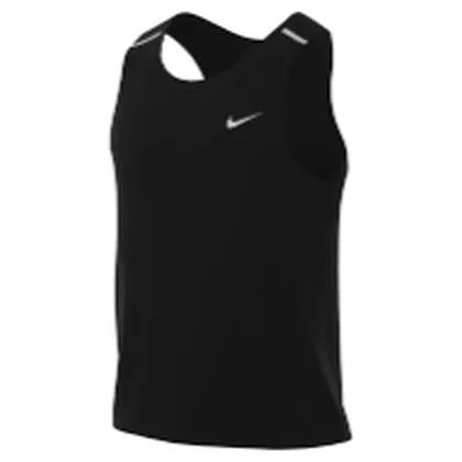 Nike Miler camiseta sin mangas de running para caballero · Negro / Plata