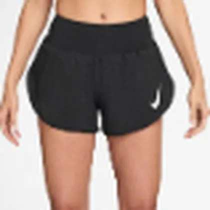 Nike Tempo short de running para dama · Negro / Plata / Blanco