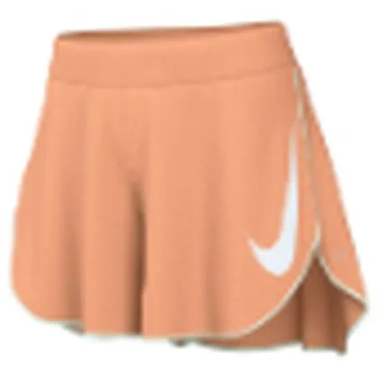 Nike Tempo short de running para dama · Naranja / Blanco
