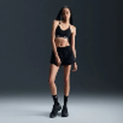 Nike Indy top deportivo de soporte ligero para dama · Negro / Blanco