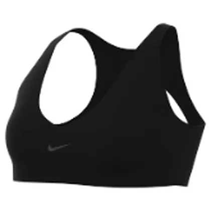 Nike Universa top deportivo de soporte medio para dama · Negro / Gris