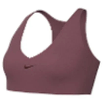 Nike Universa top deportivo de soporte medio para dama · Vino tinto