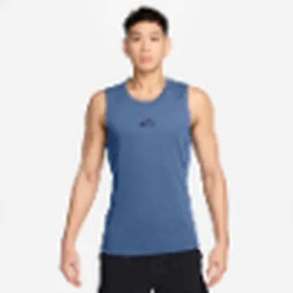 Nike Pro Dri-FIT camiseta sin mangas para caballero · Azul / Negro