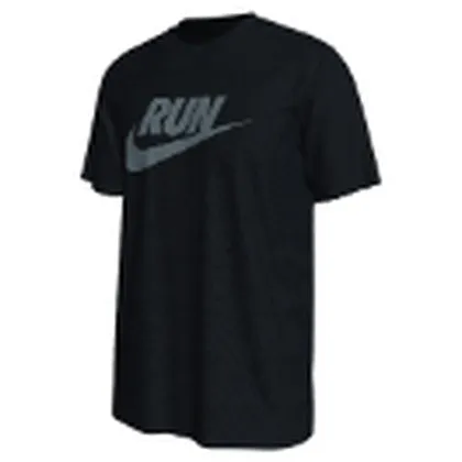 Nike Run Swoosh camiseta Dri-FIT para caballero · Negro / Verde