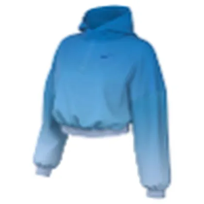 Nike Sportswear Phoenix Fleece hoodie para dama · Azul / Multicolor