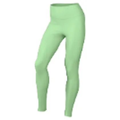 Nike Zenvy leggings de tiro alto para dama · Verde / Blanco
