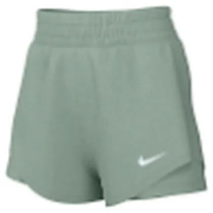 Nike One short 2 en 1 de 3" para dama · Verde / Blanco